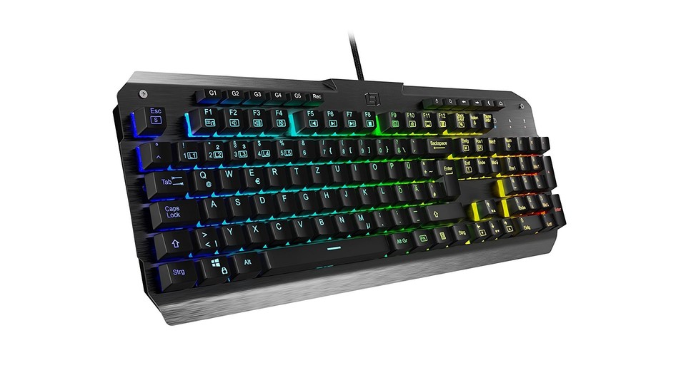 Lioncast bringt mit der LK300 eine mechanische Tastatur mit RGB-Beleuchung und zwölf Makrotasten auf den Markt.