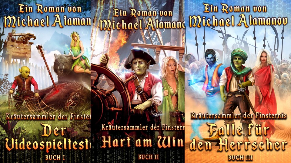 Die »Kräutersammler der Finsternis«-Trilogie ist im Verlag Magic Dome Books erschienen und bereits komplett auf Deutsch erhältlich.