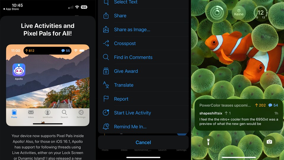 Wer auf häufig auf Reddit unterwegs ist, sollte sich unbedingt die App Apollo genauer anschauen.