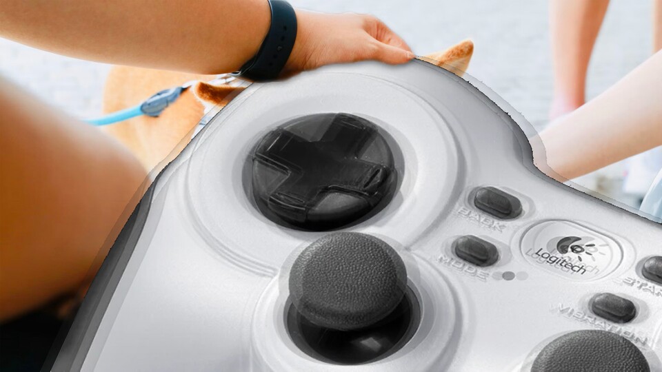 Wie süß! Dieser Controller schnurrt sogar ganz kräftig, wenn man ihn streichelt. Und mit streichelt meine ich, wenn man bei GTA gegen eine Wand fährt.