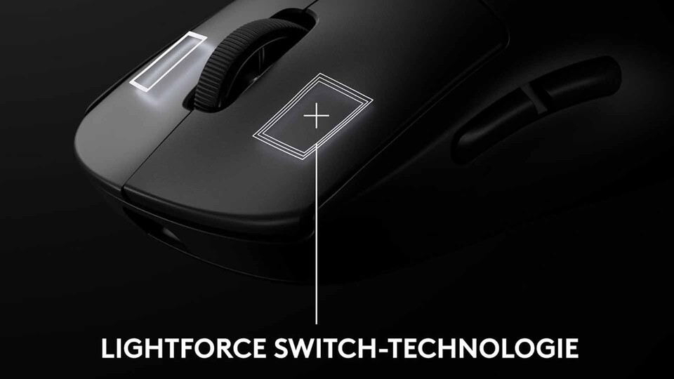 Sehr langlebig: Die Logitech G PRO 2 setzt auf LIGHTFORCE und kombiniert optische Schalter mit einem mechanischen Klickgefühl.