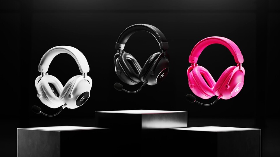 Das Logitech G Pro X 2 Lightspeed gibts in drei verschiedenen Farben. Das klassische Schwarz ist bei Amazon derzeit am günstigsten.