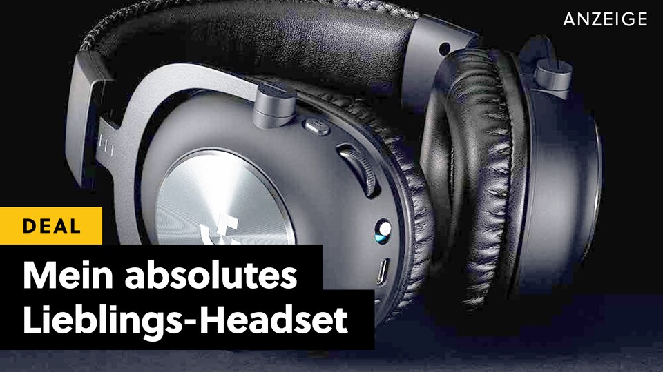 Das Logitech G Pro X ist meine Wahl, wenn es um kabellose Headsets mit gutem Sound geht. Jetzt kriegt ihr es zum halben Preis auf Amazon.