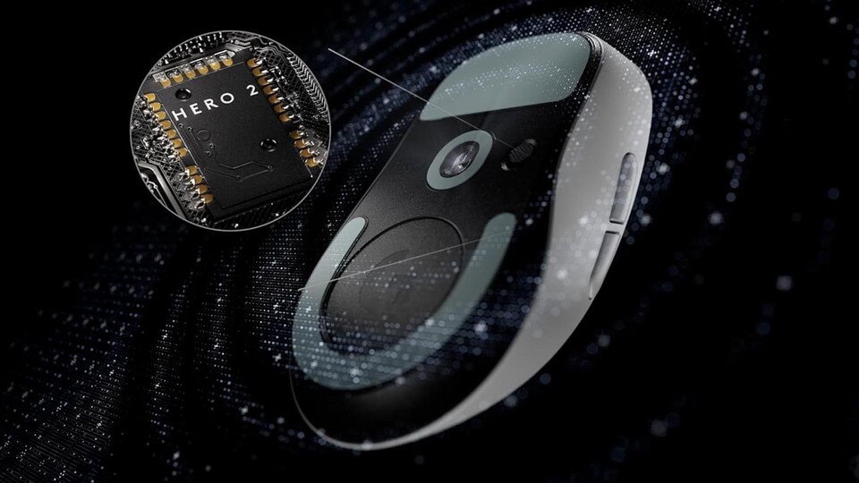 Die Logitech G PRO X SUPERLIGHT 2 bietet dank HERO 2 Sensor maximale Präzision für schnelle Shooter wie CS2, Valorant oder Battlefield.