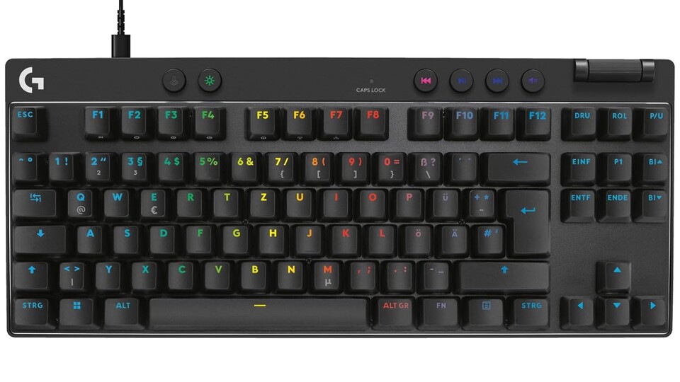 Dank Rapid Trigger-Tasten und TKL-Bauweise wird bei der Logitech PRO X TKL Rapid schnell klar: Hier handelt es sich um ein waschechtes E-Sport-Keyboard!