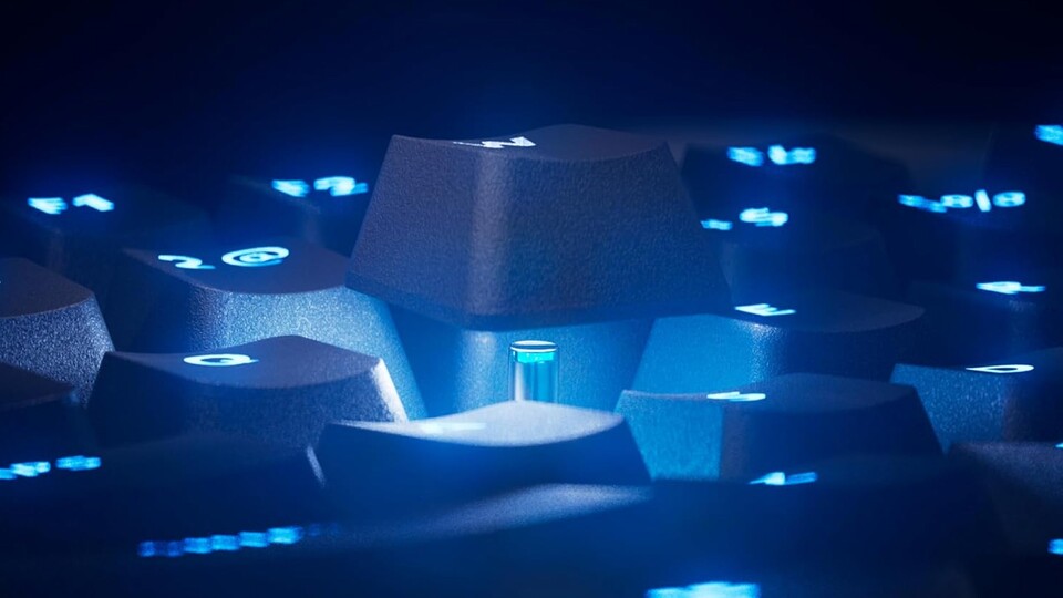 Maximale Freiheit bei der Eingabe: Per Logitech G HUB Software passt ihr jeden Tastenanschlag eurem persönlichen Spielstil an.