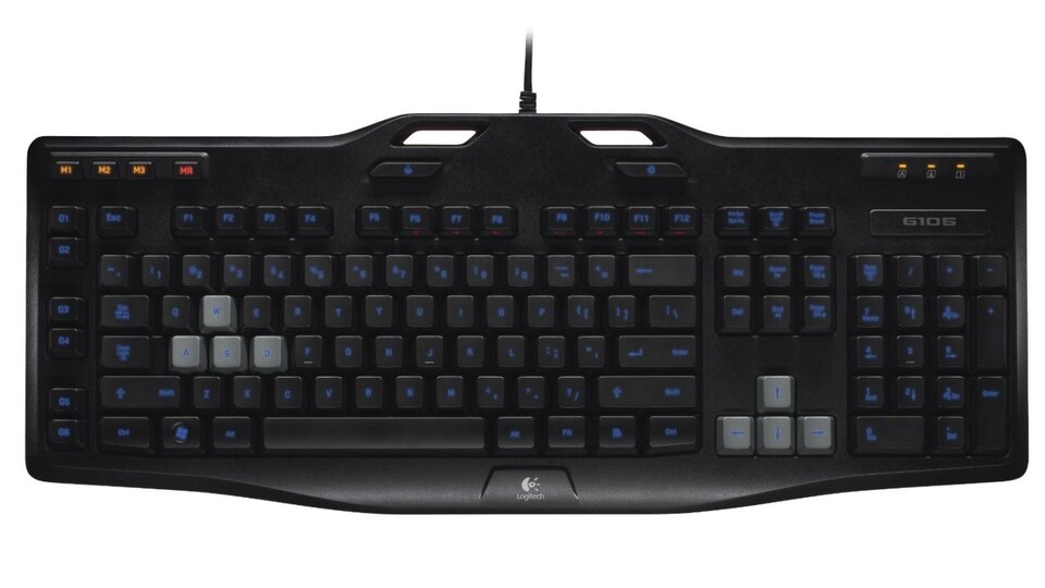Einfach und preisgünstig: Die Logitech G105 ist vor allem für die Nutzer interessant, die wenig Spielerei an ihrem Keyboard haben wollen.