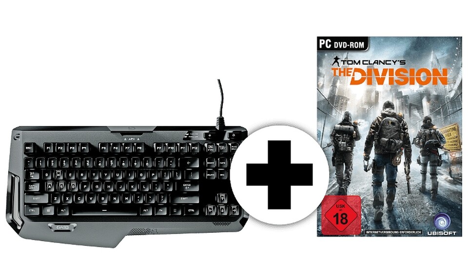 Das Gaming-Keyboard Logitech G410 ist bei Saturn im Bundle mit The Division erhältlich.