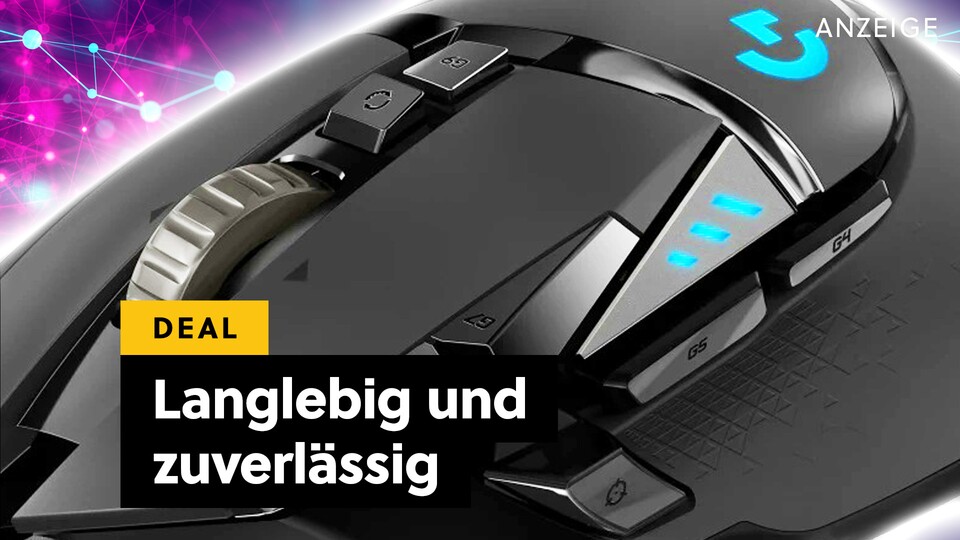 Nicht zu viel und nicht zu wenig - die Logitech G502 HERO ist super vielseitig, ohne mit zu vielen Tasten die Ergonomie zu stören