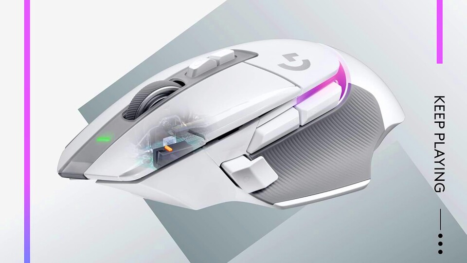 Die LIGHTFORCE-Schalter sind die Galionsfigur der neuen G502 – ohne sie läuft hier gar nichts.