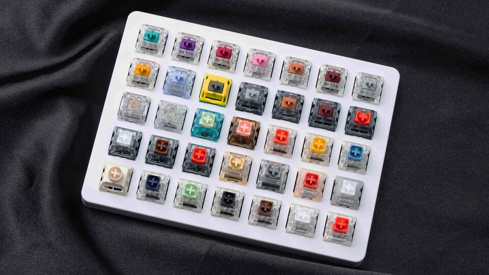 Kailh, die Firma, welche die GX-Schalter für Logitech produziert, stellt auch noch viele andere Switches her, die bei Enthusiasten großen Anklang finden.