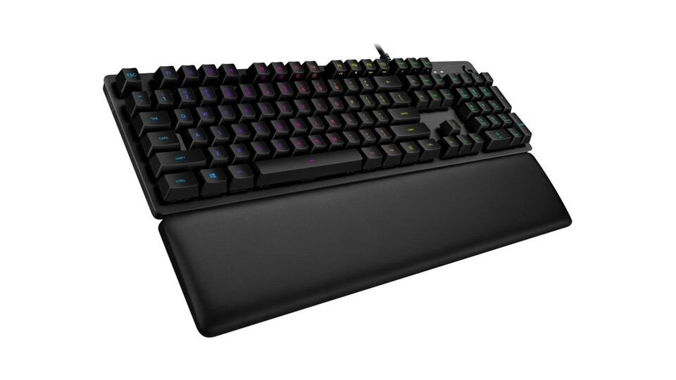 Logitech G513: Mechanisches Tastenbrett mit Romer G Switches.