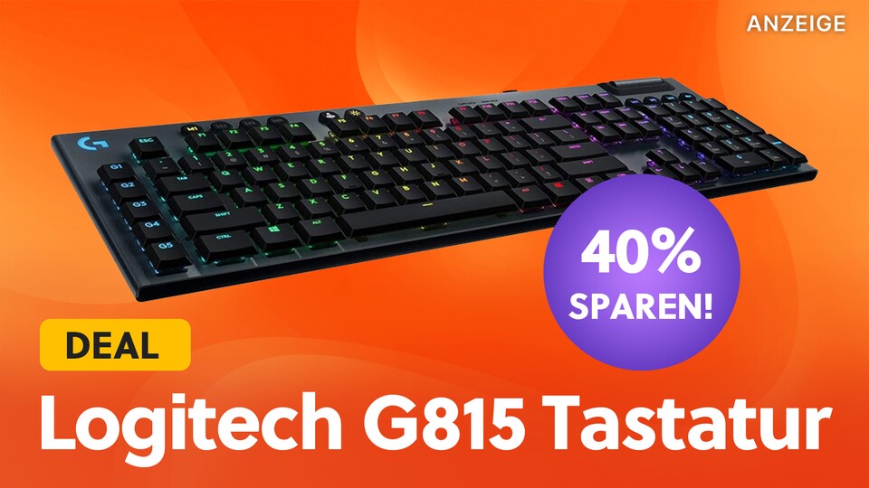 Bei Amazon könnt ihr euch jetzt die Logitech G815 Gaming Tastatur passend zum Diablo 4-Release ganze 40% günstiger abgreifen!