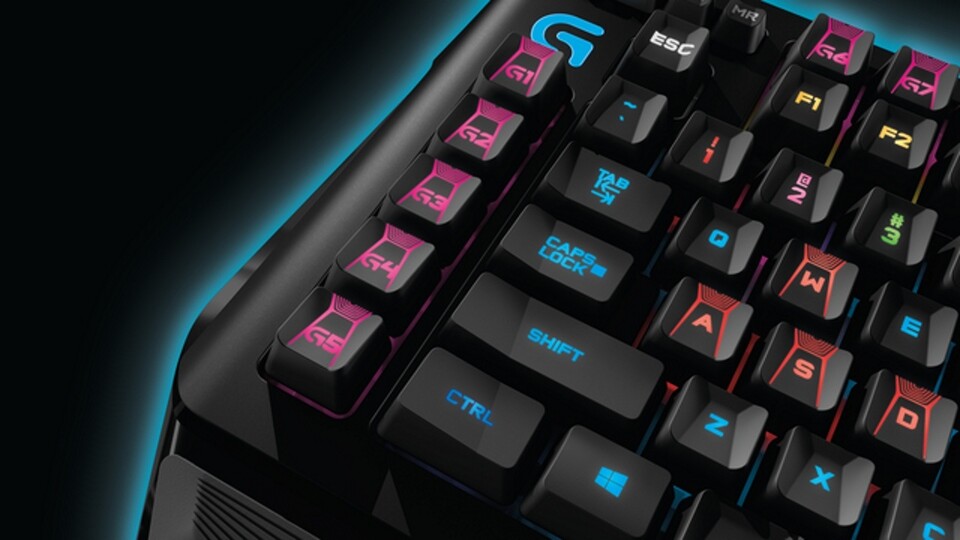 Die Logitech G910 Orion Spark bietet exklusive Romer-G-Switches für schnellere Reaktionszeiten.