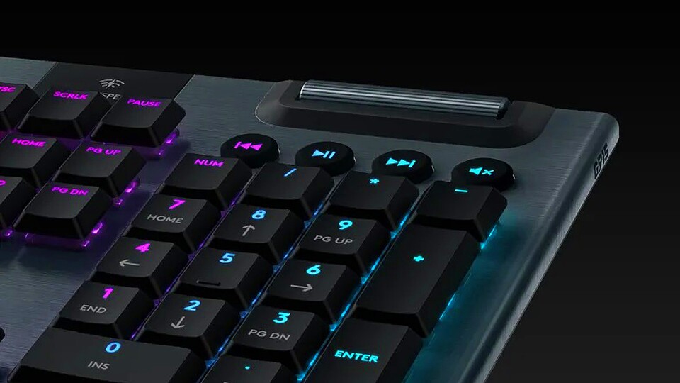 Mithilfe der kostenlosen Logitech-Software könnt ihr die G915 TKL ohne großen Aufwand in euren Wunschfarben strahlen lassen!