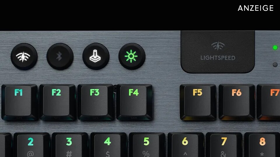 Kein billiger Plastikbomber: Die Logitech G915 TKL ist aus hochwertigem Aluminium gefertigt - bei Amazon ist jetzt für kurze Zeit zum stark reduzierten Preis verfügbar!