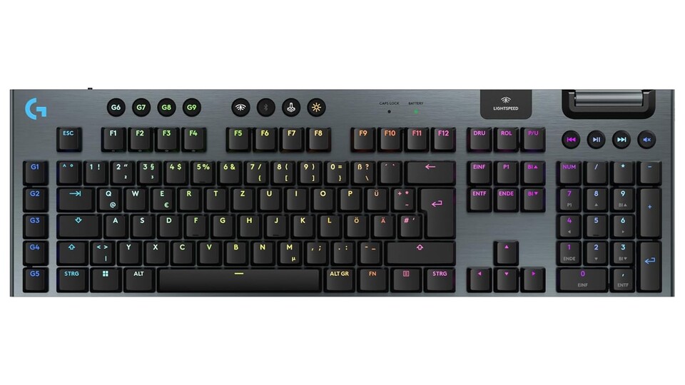 Exzellente Verarbeitung, schnelle Reaktionsgeschwindigkeit und schicke Beleuchtung: Die Logitech G915 X hat alles an Bord, was man von einer echten Tastatur-Empfehlung erwartet!