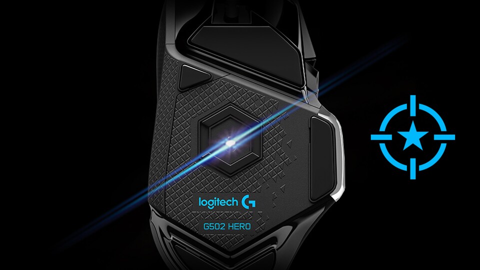 Der Sensor der Logitech-Maus ist nicht nur schnell, sondern auch ultra präzsie.