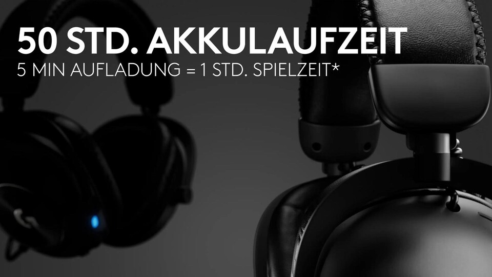 Das Headset hält ohnehin schon mal gefühlt ewig und lässt sich zur Not flott wieder laden.