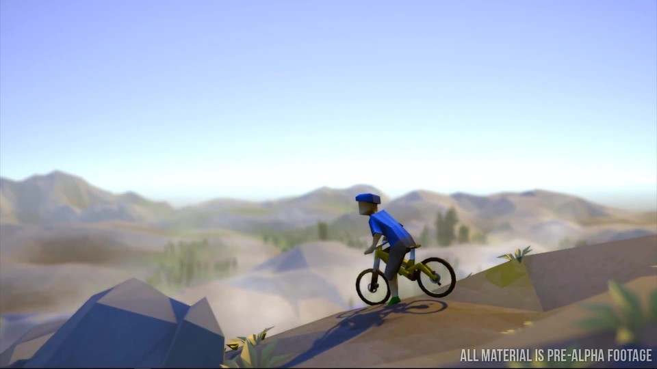Lonely Mountains: Downhill - Reveal-Trailer zeigt die coole Grafik des Arcade-Mountainbike-Spiels