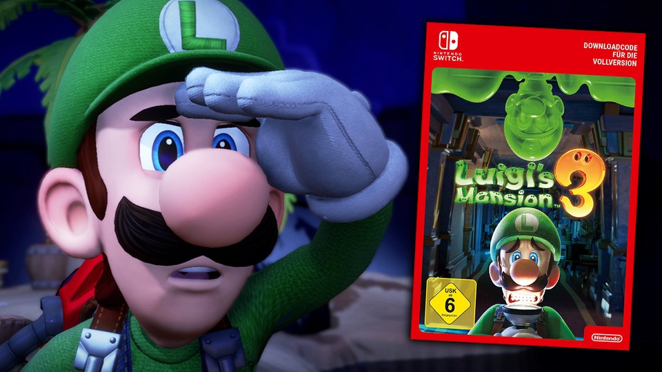 Luigi's Mansion 3 ist die der Switch Lite beiliegende Spiele-Verlockung. 