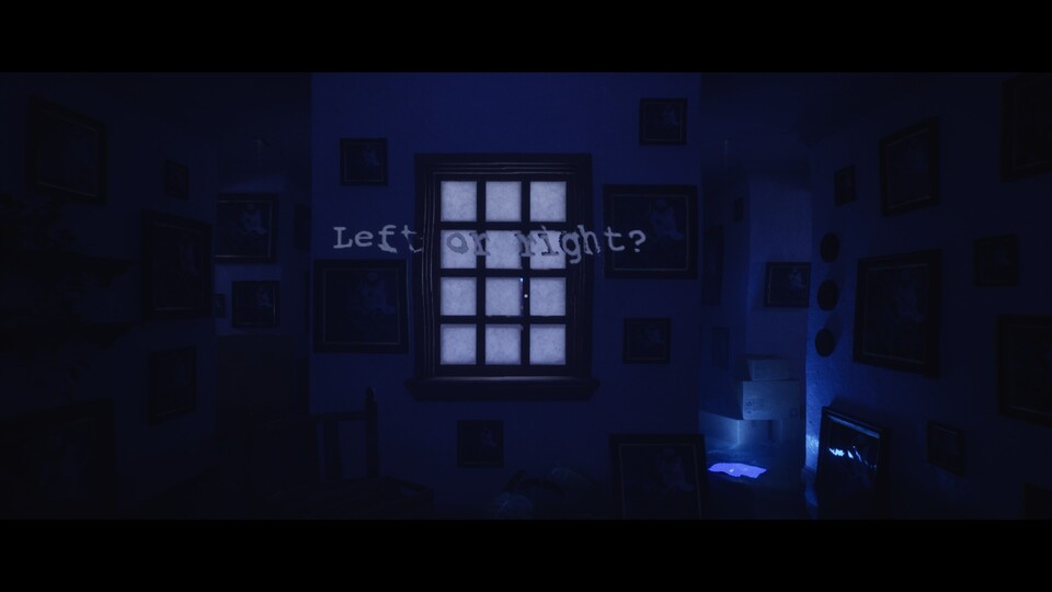 Der Erzähler und das Spiel sprechen zu mir - nicht nur mit Sam, sondern mit mir als Spieler. Das Stanley Parable als Horrorspiel ist voll in Luto.