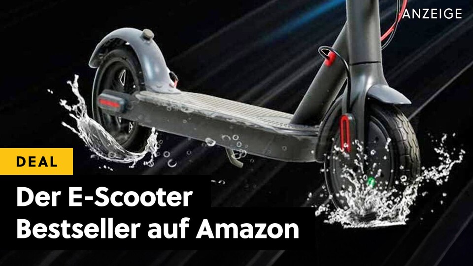Diesen ausgesprochen günstigen E-Scooter bekommt ihr gerade noch günstiger auf Amazon dank Rabatt-Coupon.