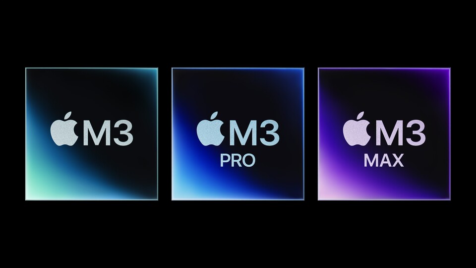 Drei neue M3-Chips wurden seitens Apple angekündigt.