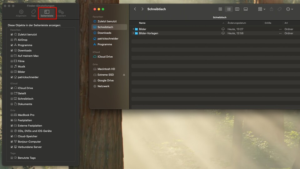 Die Seitenleiste beim Mac anzupassen, ist ein trivialer, aber dennoch wirkungsvoller Tipp.