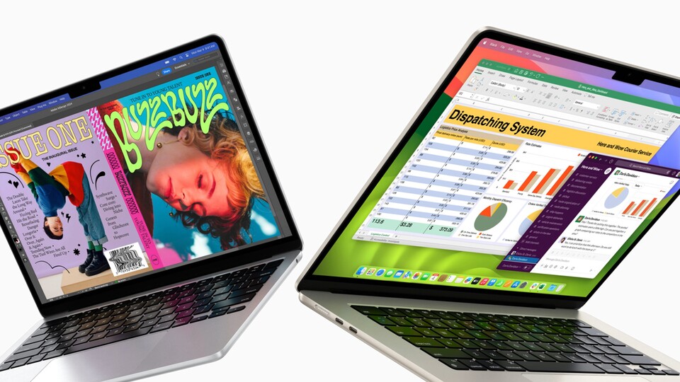 Beim Design des MacBook Air 2025 dürfte es keine Überraschungen geben. (Quelle: Apple)