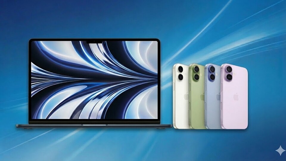 Wunderschön, elegant und super schnell – Apple hat sich bei der aktuellen Serie nicht lumpen lassen! ( Bild teils KI-generiert [Gemini])