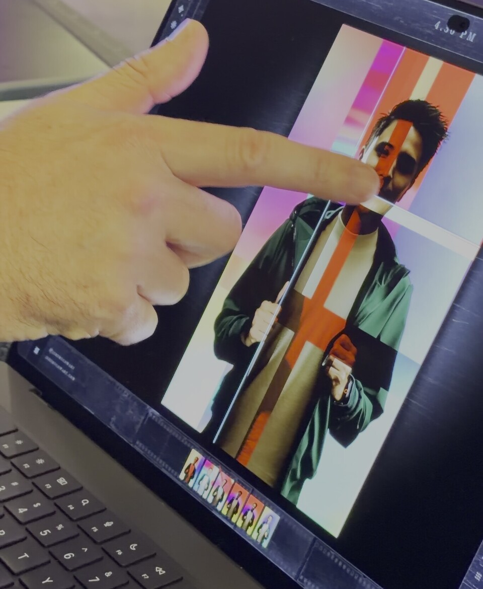 Die Touchscreen-Eingabe wurde mit den Bewegungssensoren des Notebooks kombiniert. (Bildquelle: Xataka)