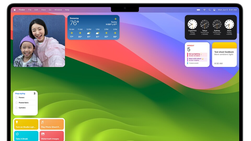Widgets landen jetzt auch auf den Macs.