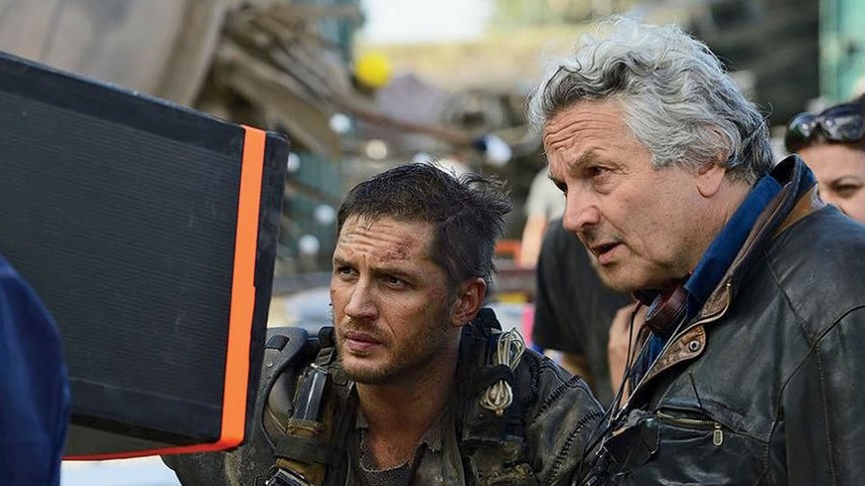 Schauspieler Tom Hard bei den Dreharbeiten zu Mad Max: Fury Road.