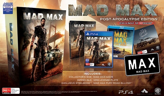 Mad Max erscheint in Australien auch als Post-Apocalypse-Edition. Enthalten ist darin unter anderem der neueste Kinofilm auf Blu-ray. In Europa ist die Sammlerausgabe noch nicht aufgetaucht.