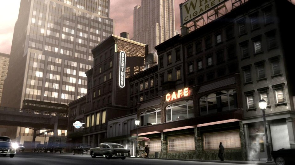 Empire City kombiniert Elemente aus New York und dem San Francisco der 40er- und 50er-Jahre.