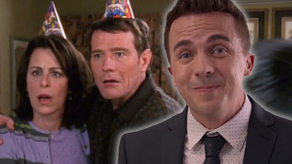 Hal und Lois haben mal wieder einen Grund zu feiern. Nur bei Malcolm ist nicht in Feierlaune - ja, das ist ein gequältes Grinsen! Bildquelle: HuluDisney20th Television