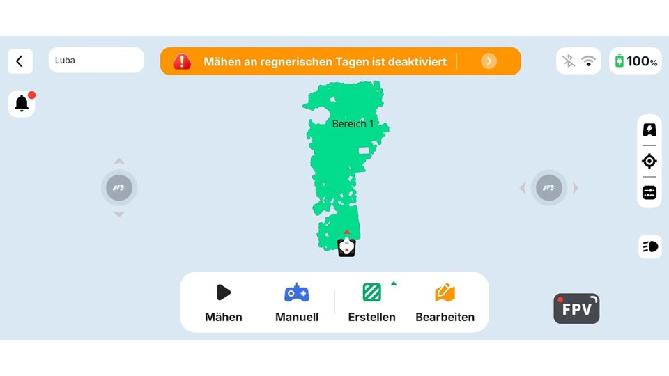 Dank des jetzt dauerhaft kostenlosen 4G-Service habt ihr euren Mähroboter via App immer im Blick – egal, ob ihr auf dem Sofa oder im Urlaub seid.