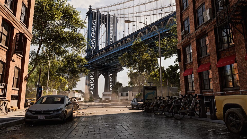 Manhattan Bridge bietet eher offene Straßenkämpfe mit einem Knotenpunkt im Zentrum.