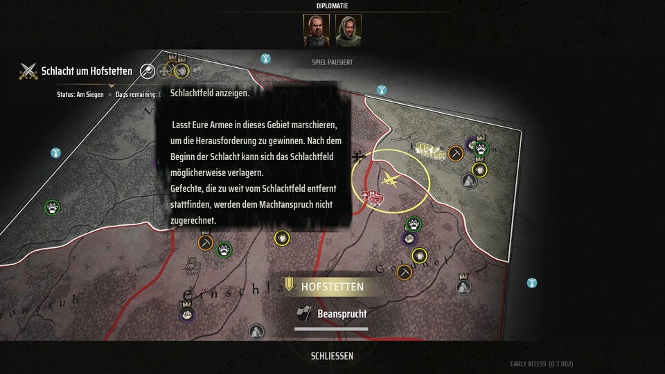 Gebiete in Manor Lords beanspruchen Wie ihr Schritt für Schritt neue Länder erobert