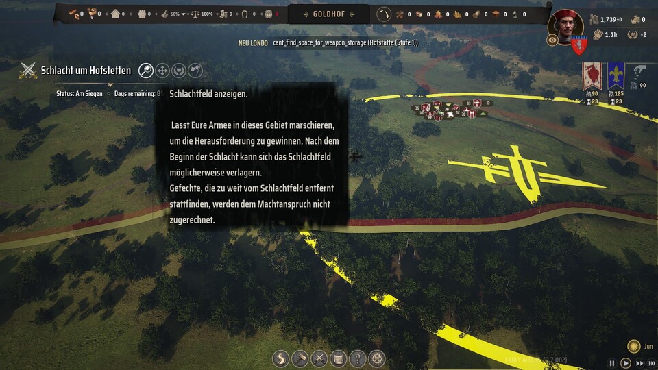 Gebiete in Manor Lords beanspruchen Wie ihr Schritt für Schritt neue Länder erobert