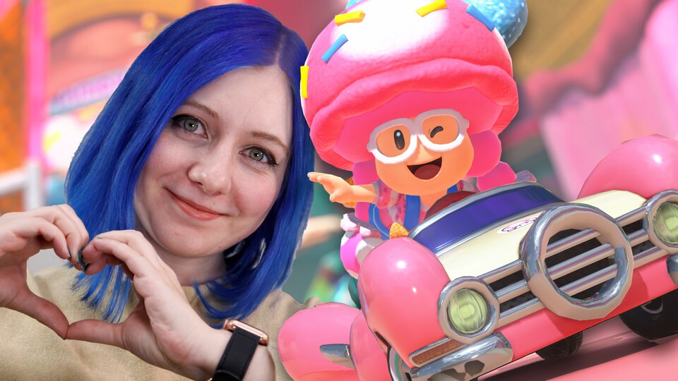 Ich habe natürlich die Kuh gespielt. Das Bild von Toadette fand ich aber so niedlich, dass ich es als Aufmacher verwenden wollte.