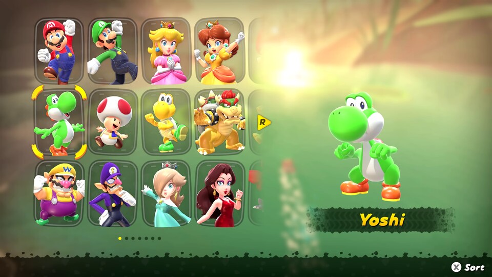 Das komplette Roster an Figuren geht wieder in die Dutzende.