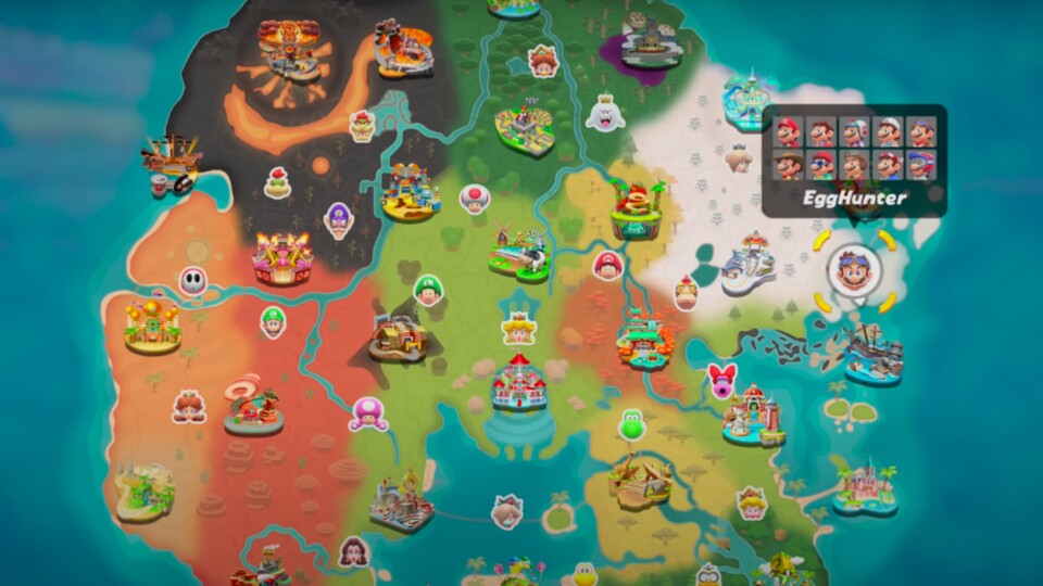 Der Vanilla Lake befindet sich in dem Schneegebiet zwischen der Eiscreme-Eskapade und Warios Galeonenwrack. Bildquelle: The Easter Egg HunterYouTube