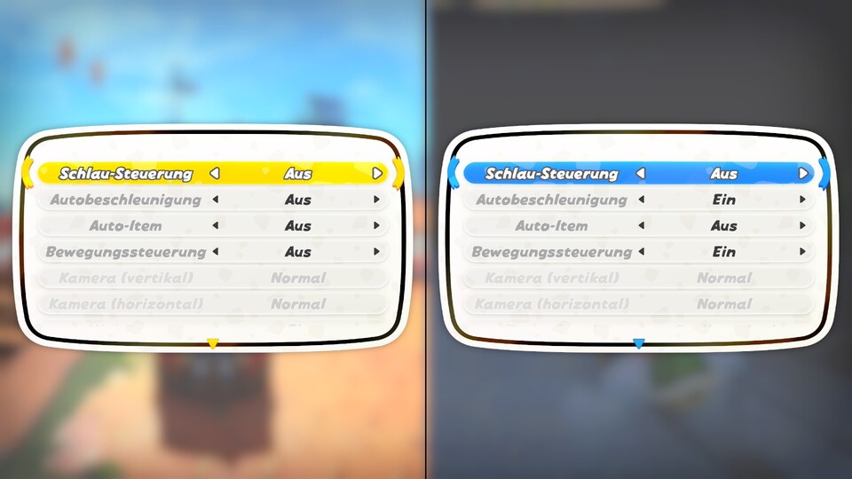 Manchmal ist beim zweiten Fahrer noch die Autobeschleunigung an, was ihr natürlich nicht wollt. Checkt am besten eure Einstellungen im Spiel.