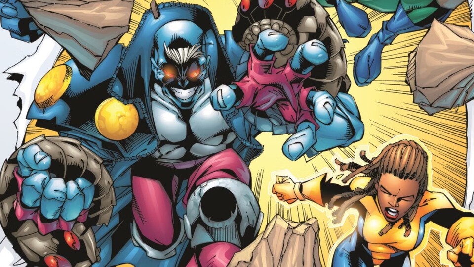 Die Schnecken Eany und Meany weichen nicht von Maggotts Seite (links) - wie auch sie sind ja ein Teil von ihm. Bildquelle: Marvel Comics