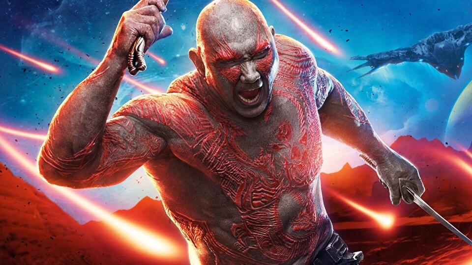 Dave Bautista könnte mit 57 Jahren zum Kriegsgott Kratos werden. Bildquelle: DisneyMarvel Studios