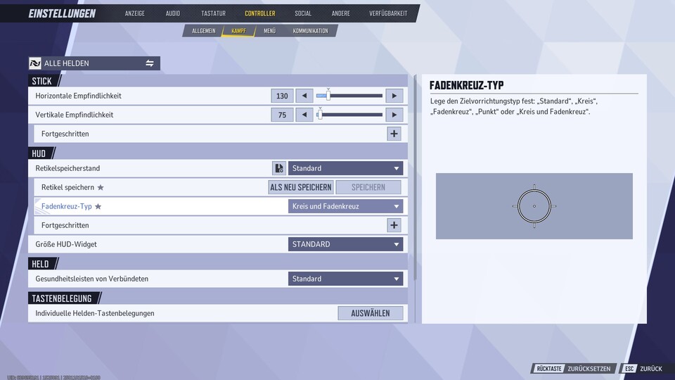 Egal ob Fadenkreuz, Tastenbelegung oder Audio-Feedback, in Marvel Rivals lässt sich viel individualisieren.