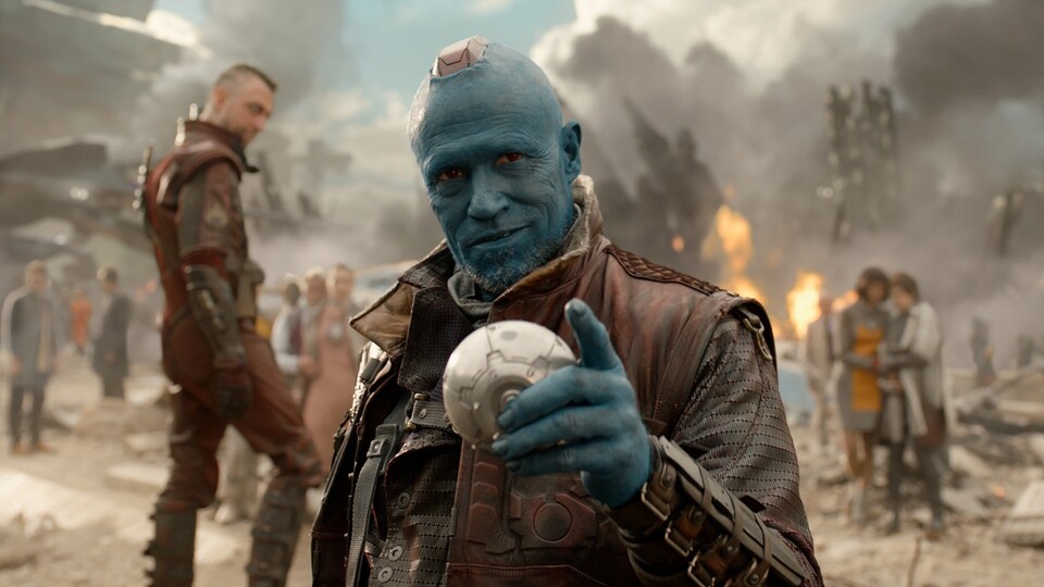 Yondu mag ein Mistkerl sein, unter seiner harten Schale schlägt aber dann doch ein Herz aus Gold. Bildquelle: DisneyMarvel Studios