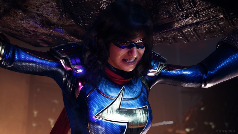 Kamala Khan ist das Dreh- und Angelpunkt der Story von Marvel's Avengers. Und in den ersten Spielstunden kann sie bereits als eine der Hauptfiguren und Newcomerin überzeugen.